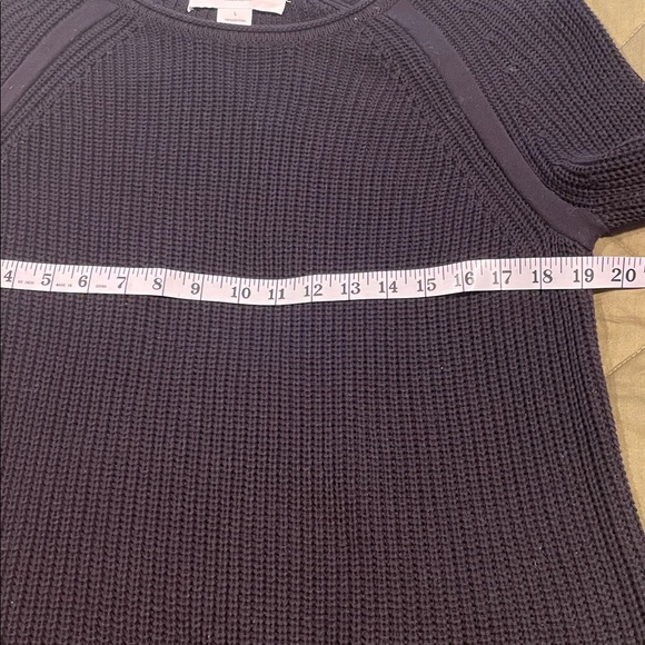 Workshop BLACK 100% cotton pullover sweater size L - Picture 9 of 9